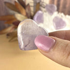 Hand Carved Crystal Heart