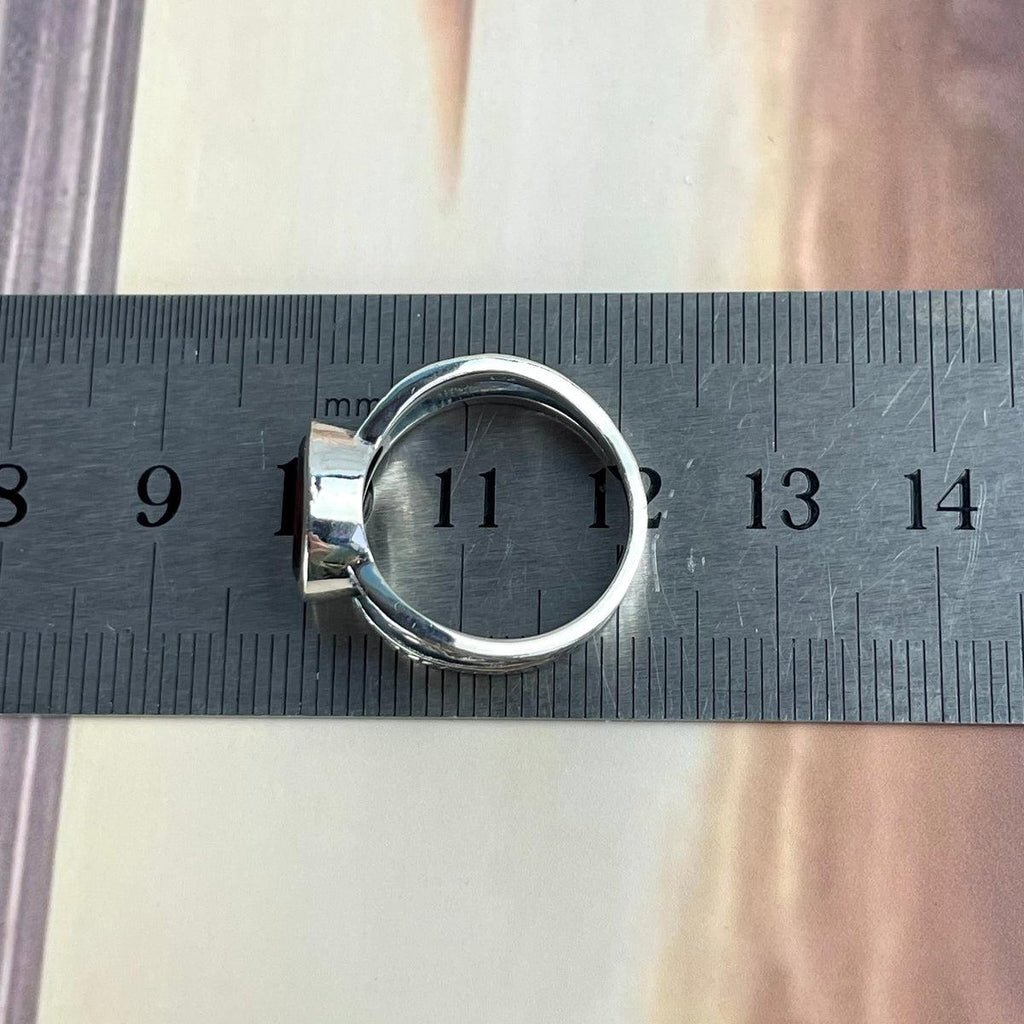 Garnet 925 Silver Ring