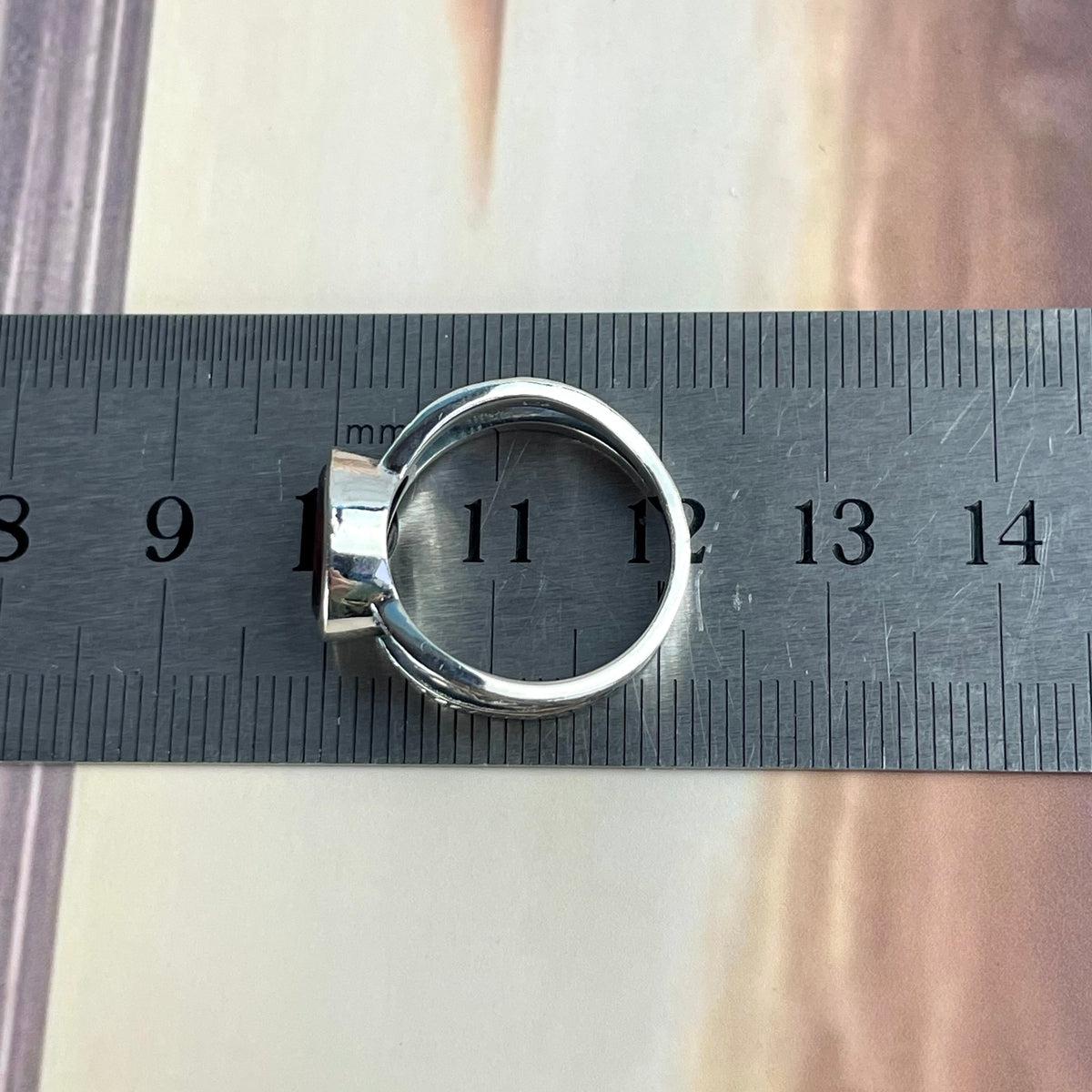 Garnet 925 Silver Ring