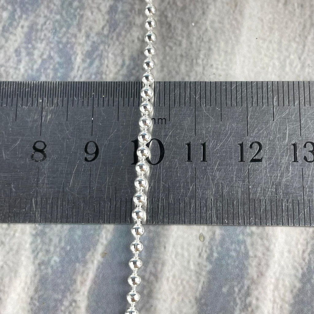 Silver Ball Chain Necklace