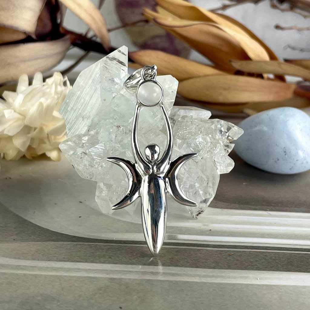 Female Symbol Crystal Pendant