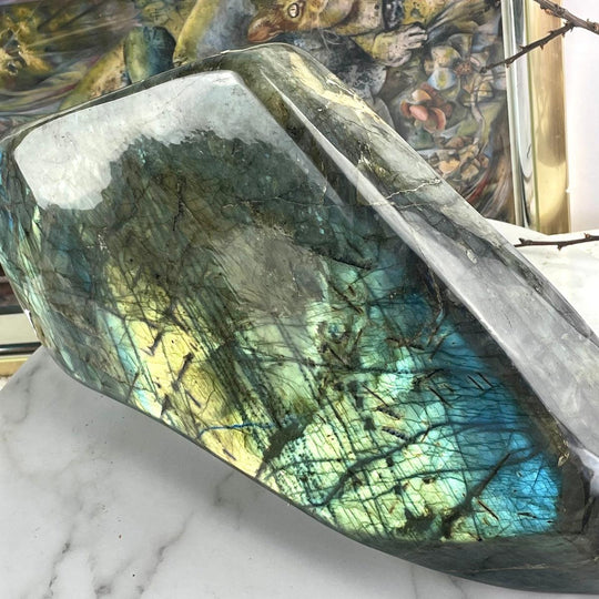 Labradorite Large Polished Crystal 8667g