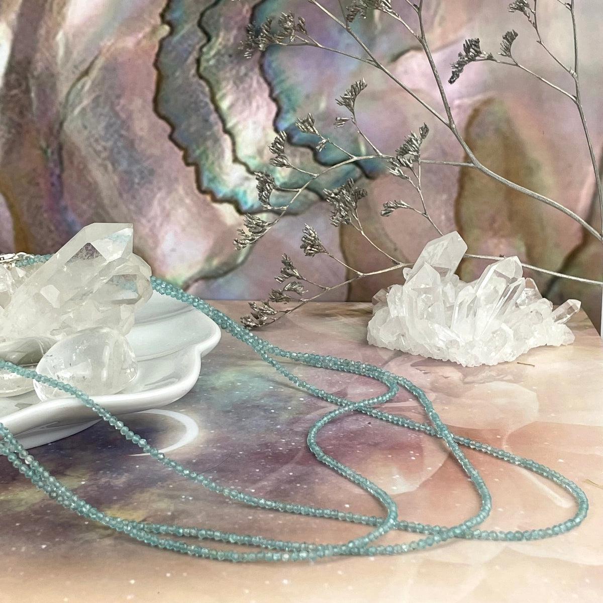 Light Blue Apatite Beads