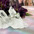 Green Crystal Heart Shaped Jewellery