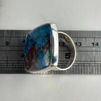 Shattuckite Sterling Silver Ring