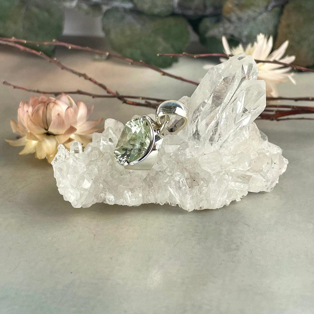 Pale Green Crystal Pendant