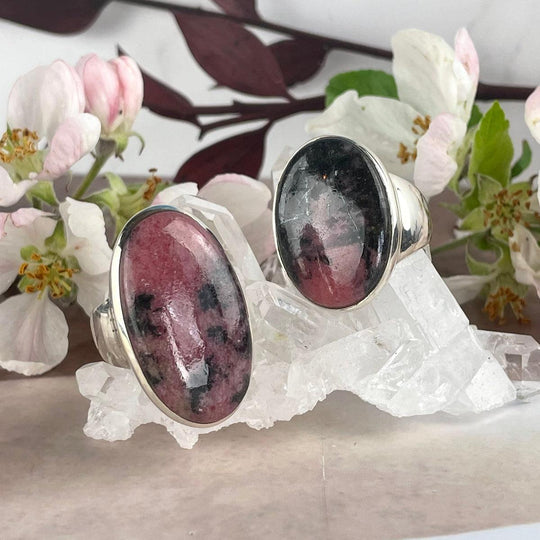 Rhodonite Oval Ring