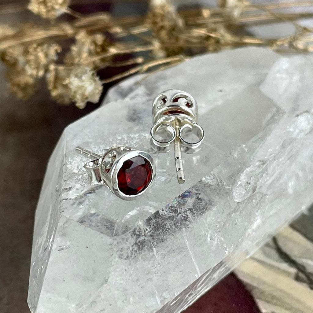 January Birthstone Earrings