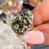 Pyrite Piece In Ring