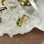 Trillion Cut Green Gemstone Pendant