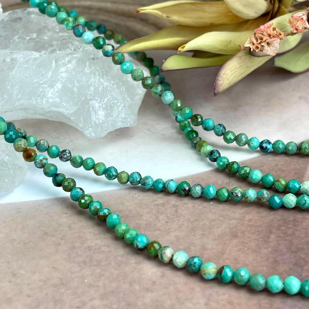 Faceted Turquoise Beads