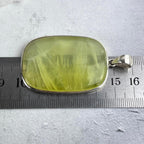 Prehnite Large Necklace Pendant