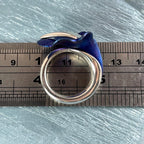 Titanium And Sterling Silver Ring