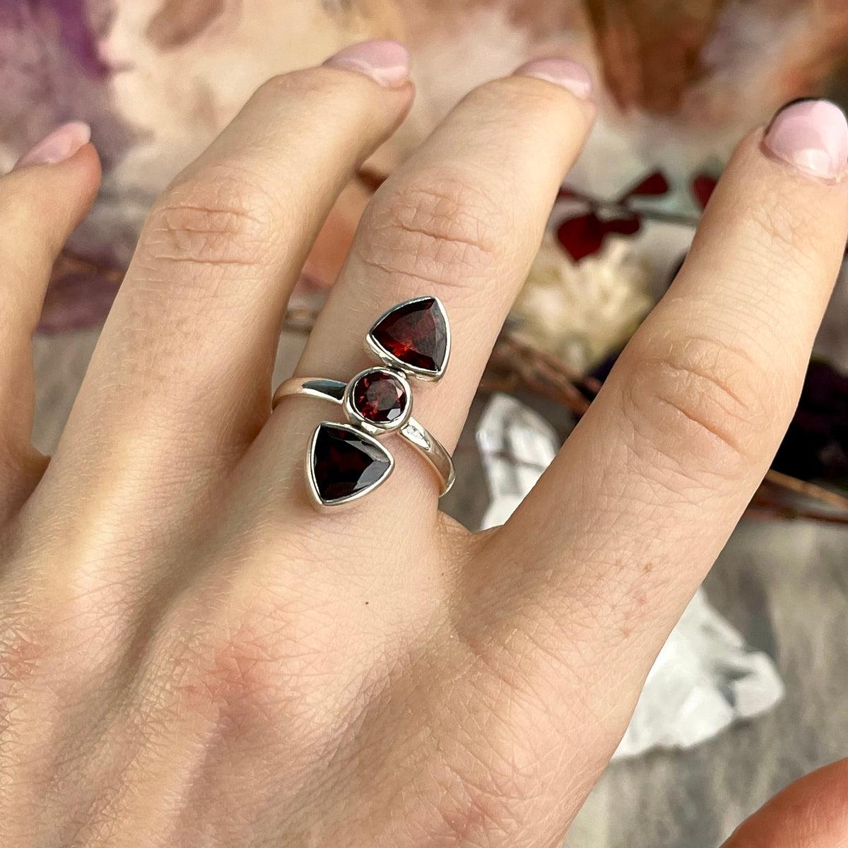 High Grade Garnet Ring