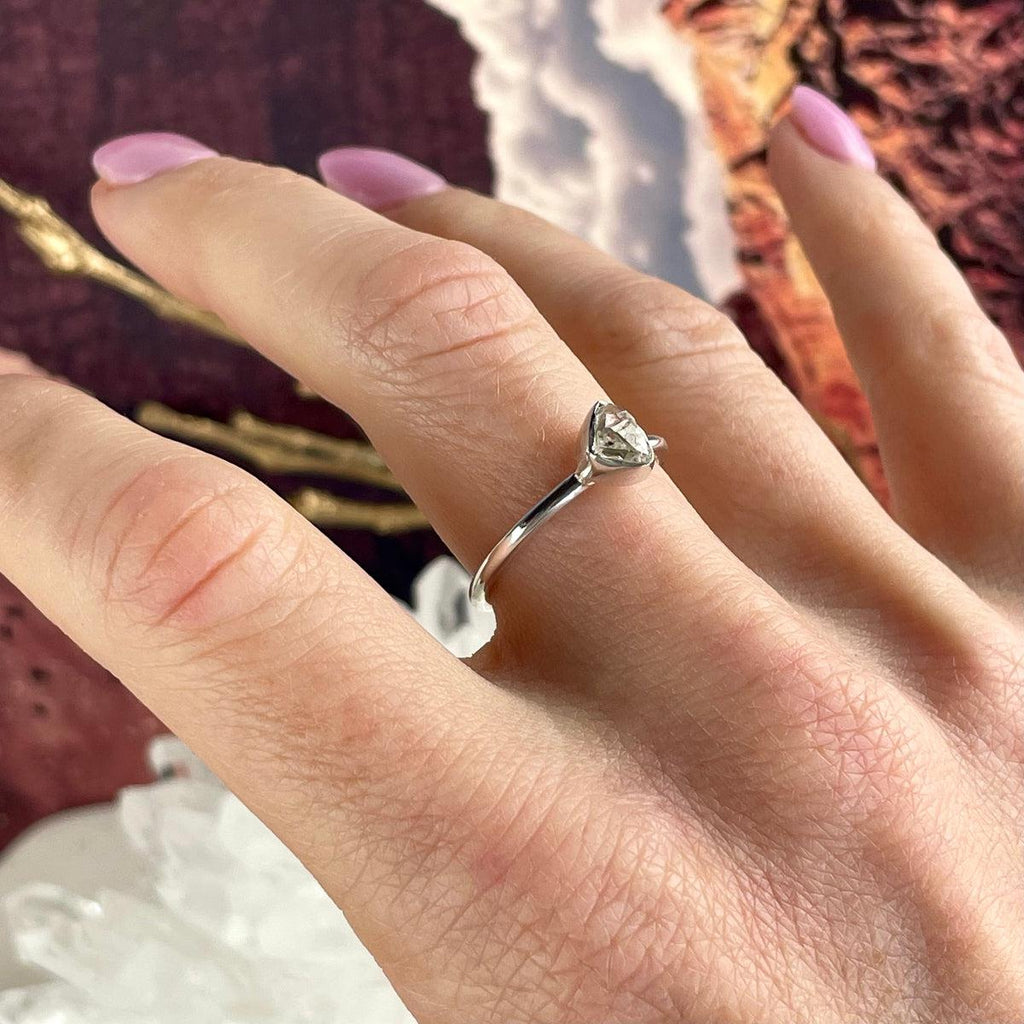 Herkimer Diamond Stackable Ring