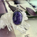 Purple Crystal Pendant