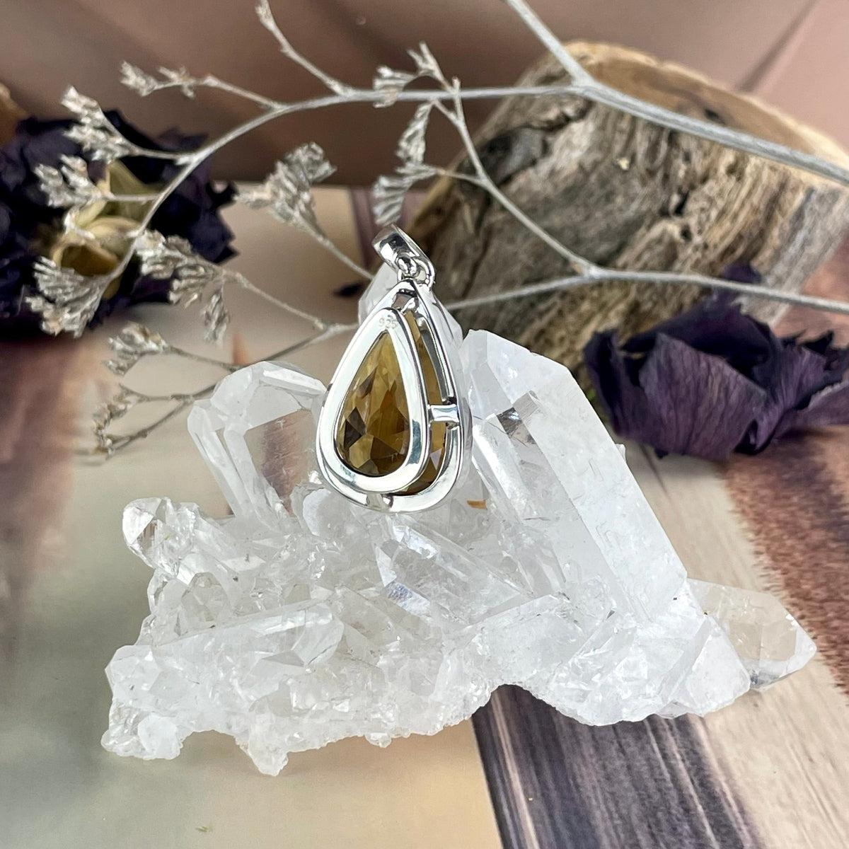 Citrine Classic Style Pendant