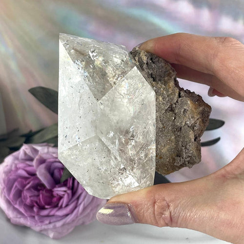 Herkimer Diamond On Matrix