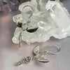Sterling Silver Crystal Wing Earrings