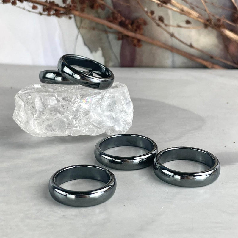 Crystal Sphere Display Ring