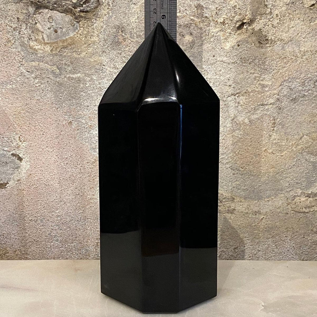 Black Obsidian Large Crystal Points 18-22cm