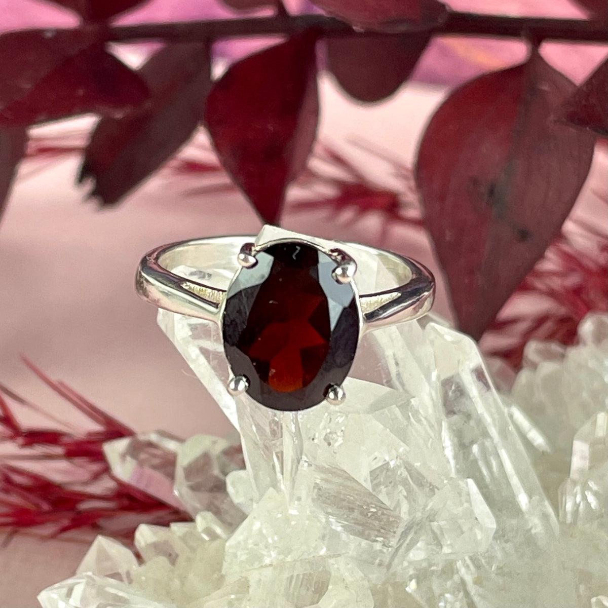 Garnet Gemstone Ring