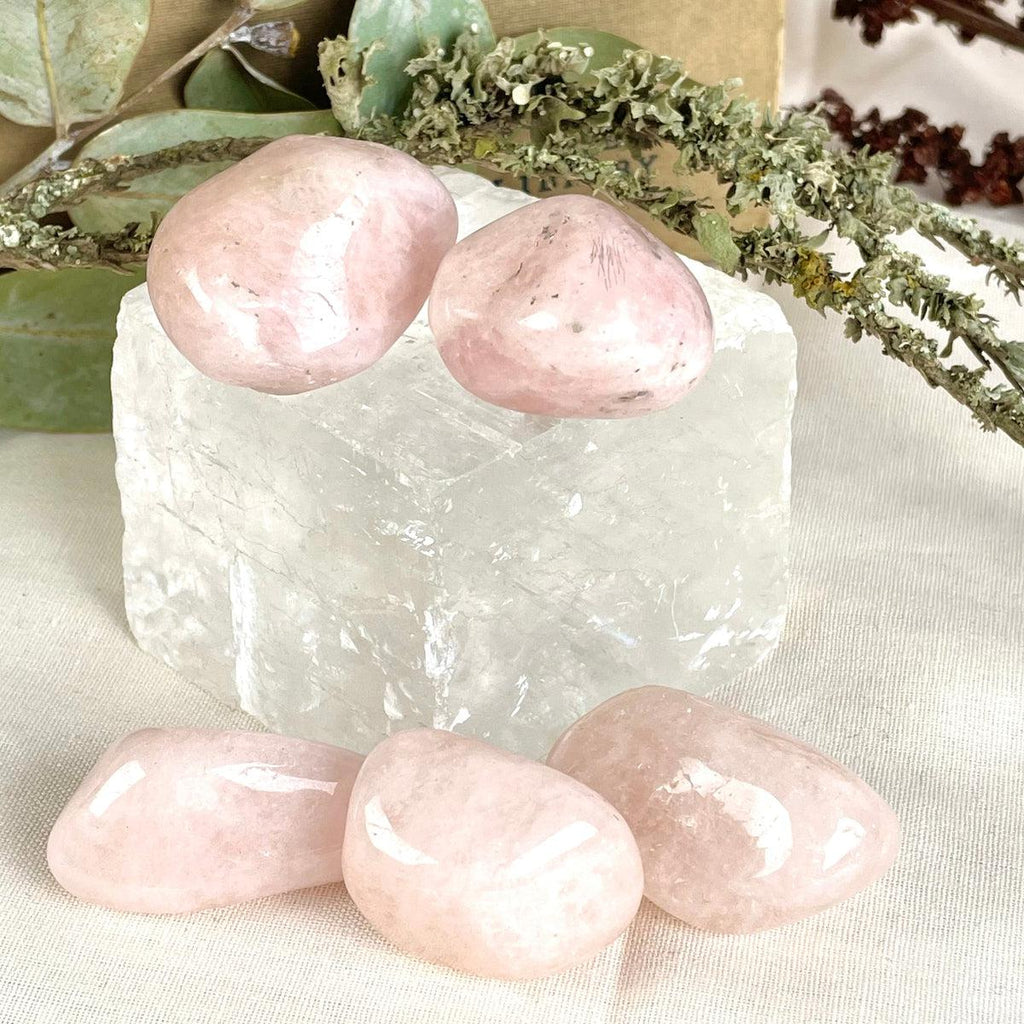 Morganite Tumbled Stones