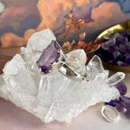 Purple Crystal Ring