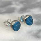 Raw Apatite Crystal Studs