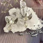 Cat's Eye Moonstone Earrings