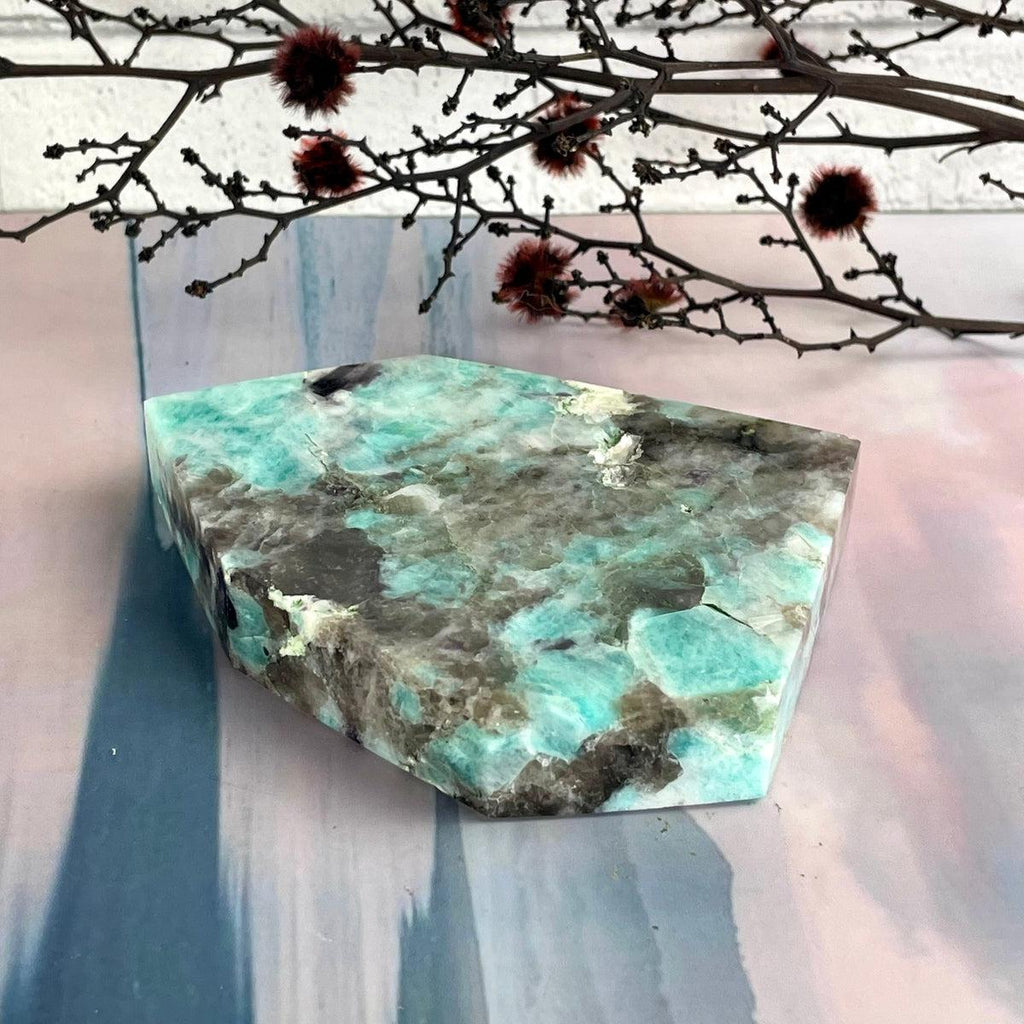 Amazonite Smudge Stick Holder
