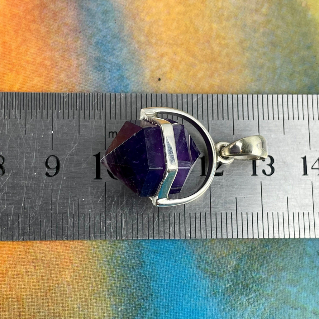 Amethyst Crystal Point Pendant
