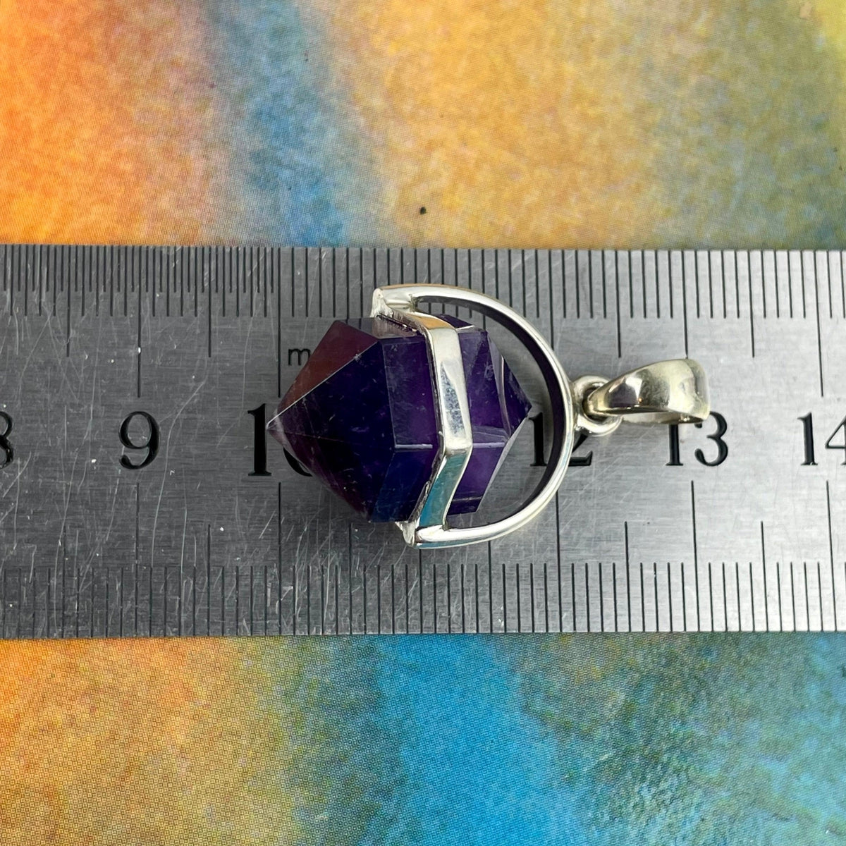Amethyst Crystal Point Pendant