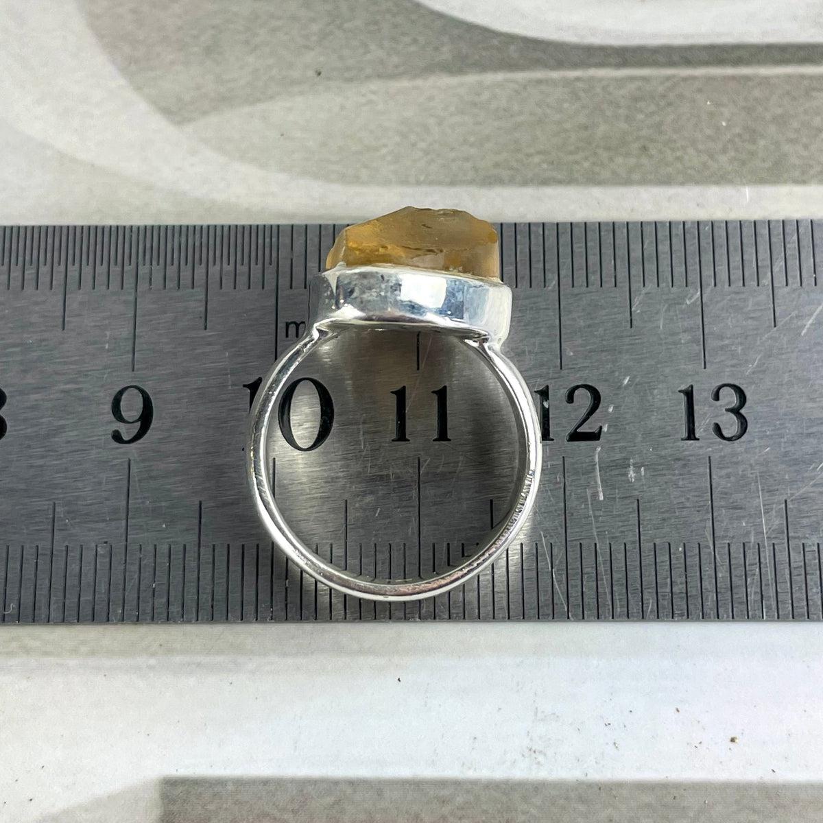 Freeform Citrine Ring