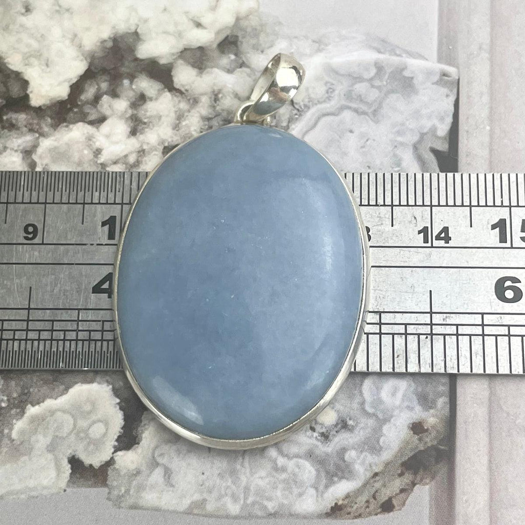 Soft Blue Gemstone Pendant