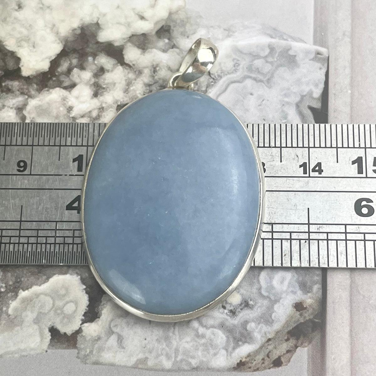 Soft Blue Gemstone Pendant