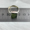 Raw Green Stone Ring