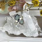 Blue Beryl Crystal Ring