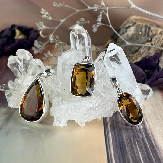 Citrine Assorted Shape Pendants