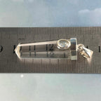 Two Stone Crystal Pendant