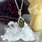 Green Baltic Amber Pendant