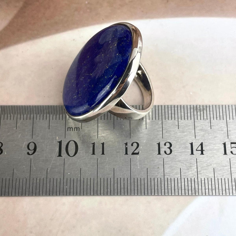 Lapis Lazuli Feature Ring