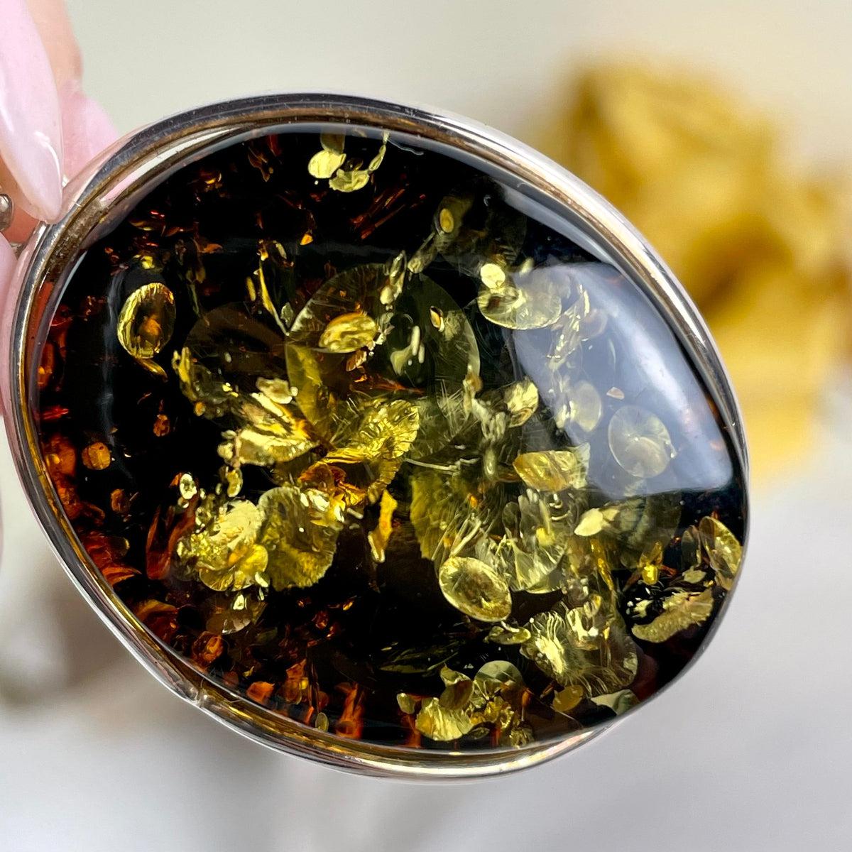 Green Baltic Amber Jewellery