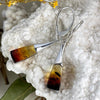 Flame Baltic Amber Earrings