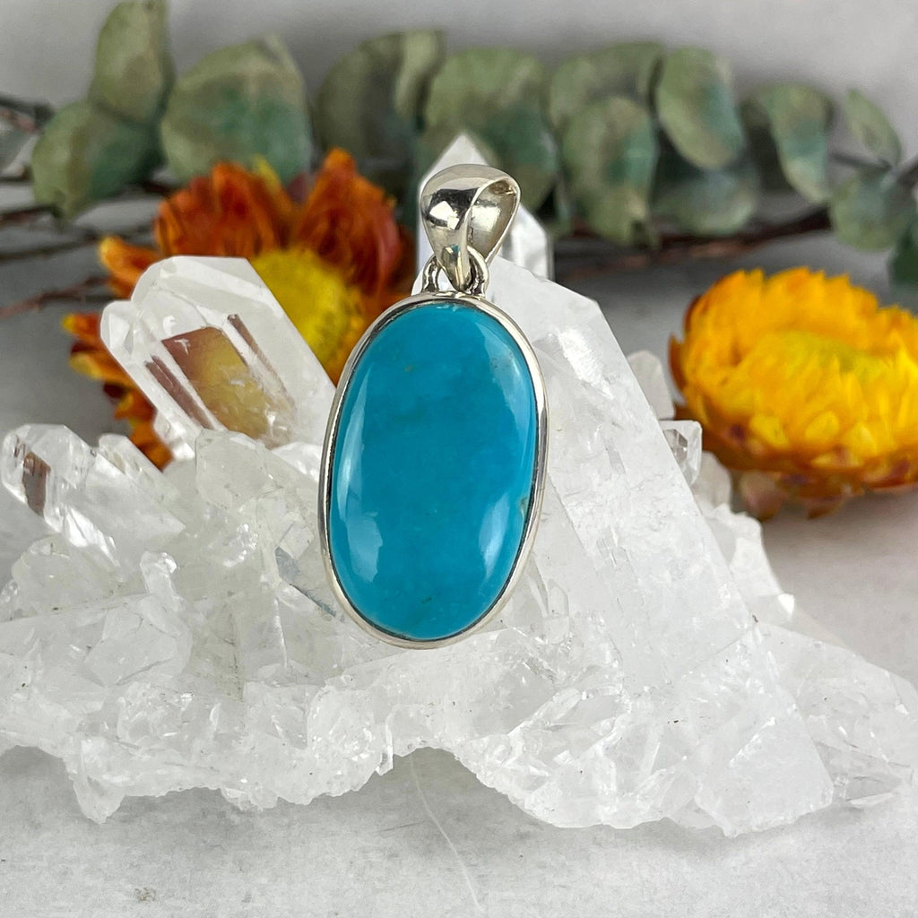 Oval Shaped Turquoise Pendant