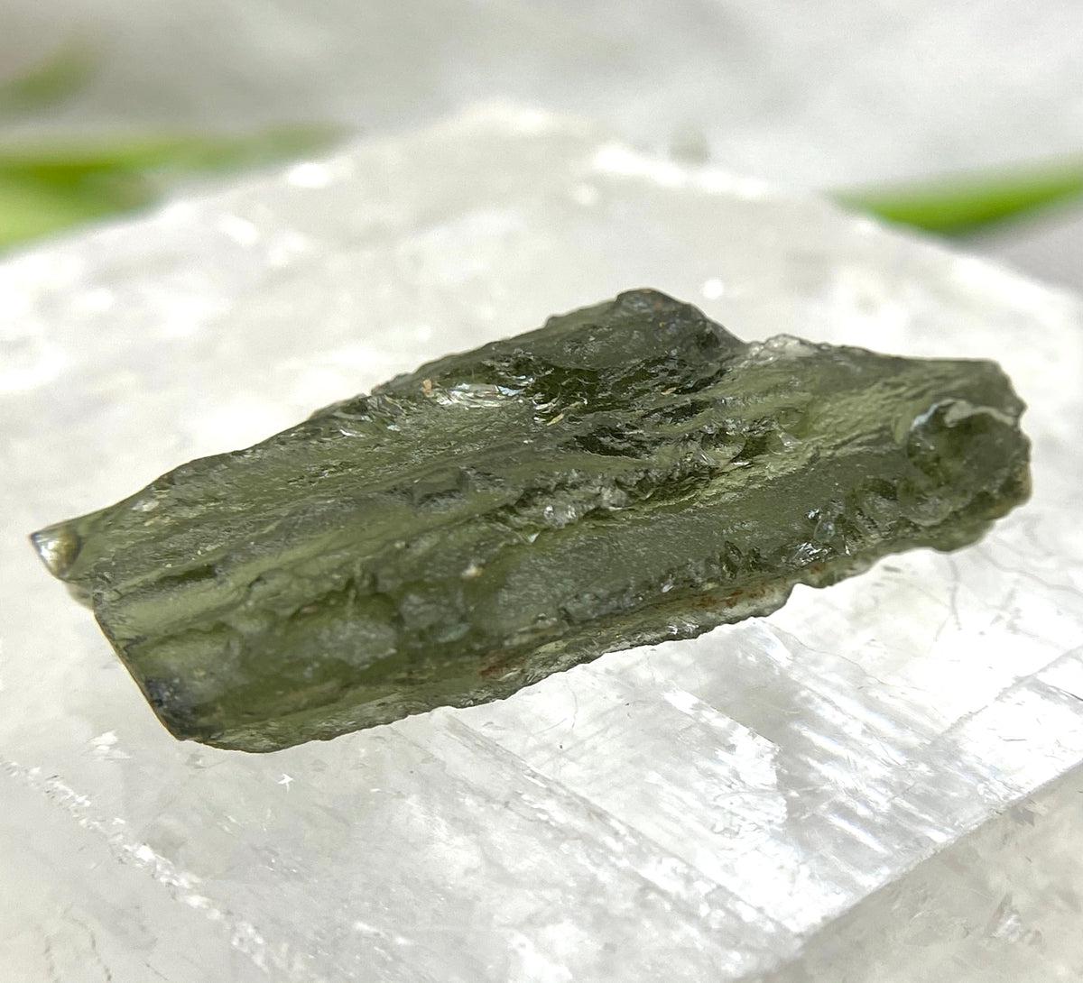 Authentic Moldavite Raw Pieces 3.4 - 4.43g