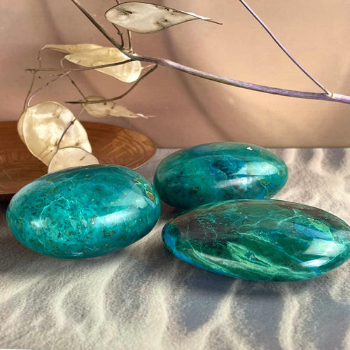 Chrysocolla Polished Crystals