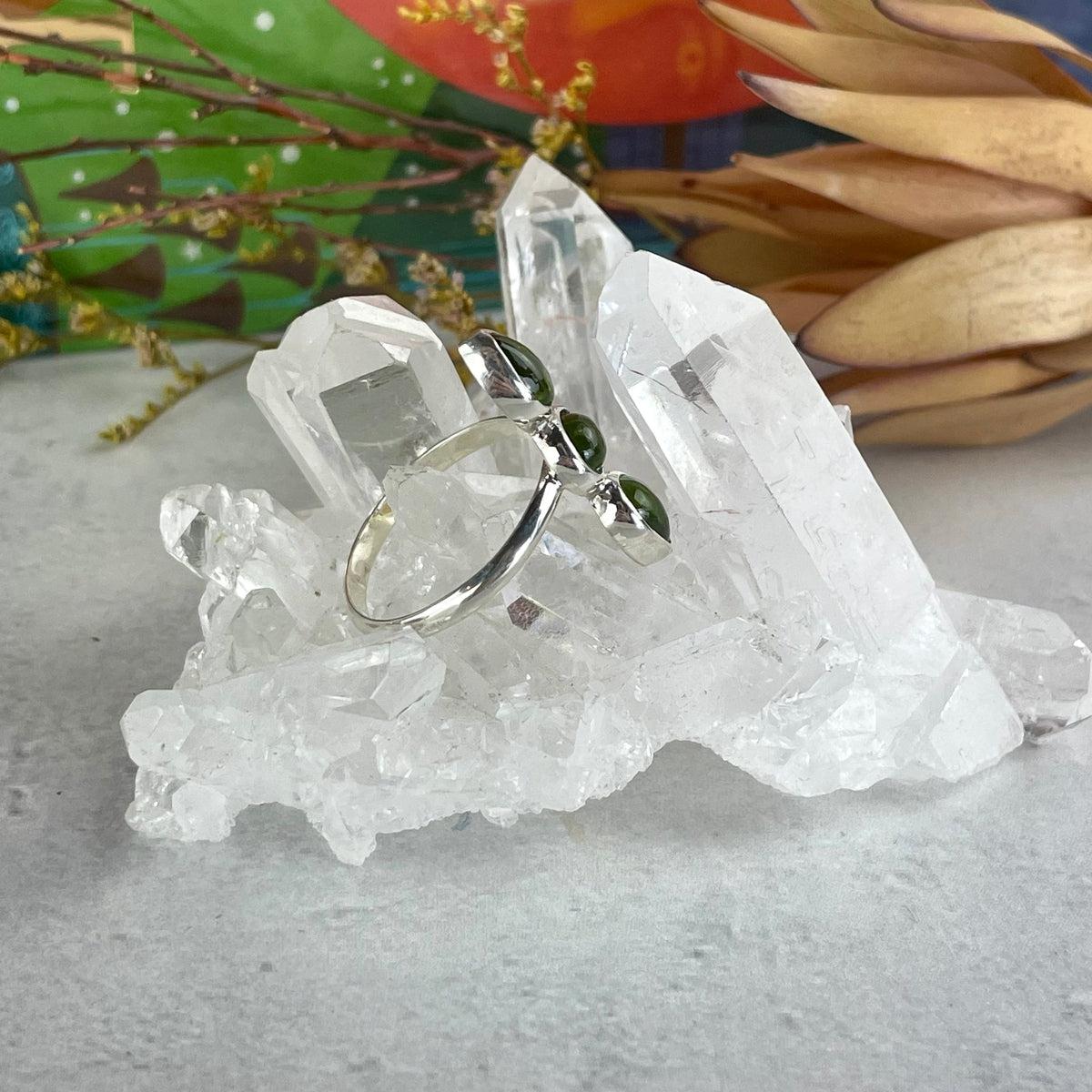 Three Gemstone Ring