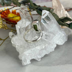 Raw Green Crystal Ring
