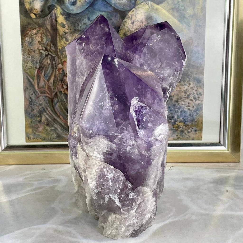 High Grade Amethyst Crystal Cluster